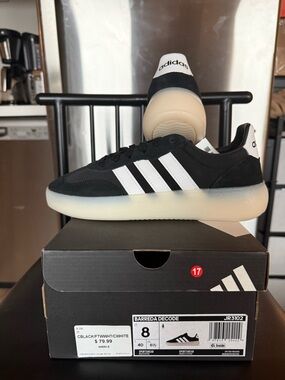 adidas Barreda Decode Black with White Stripes Sneakers